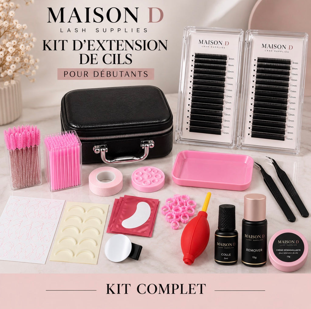 KIT DE DÉMARRAGE D'EXTENSION DES CILS