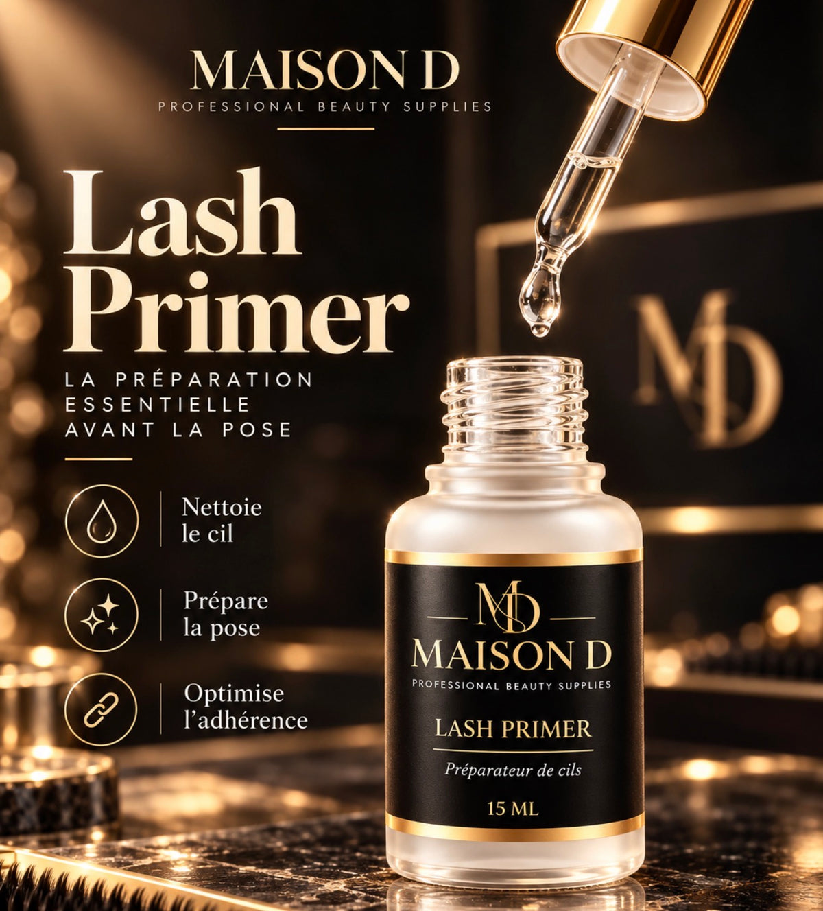 Lash Primer Maison D – Préparateur de cils 15 ml